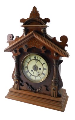 Lot 265 - A late 19thC American gingerbread style mantel...