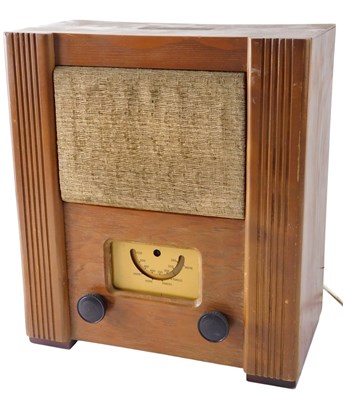 Lot 225 - An AC Model Wartime Civilian radio receiver,...
