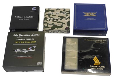 Lot 244 - Falcon Models, Oxford and other diecast planes,...
