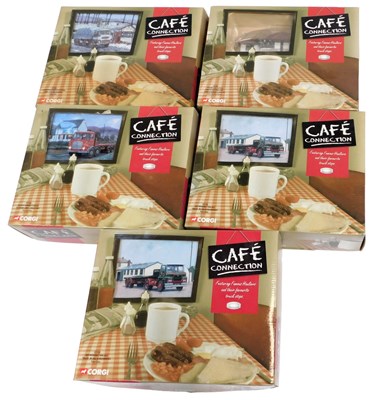 Lot 262 - Corgi Cafe Connection boxed diecast set,...