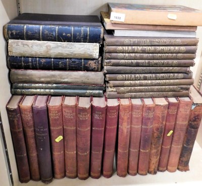 Lot 1650 - A quantity of books, including nine volumes of...
