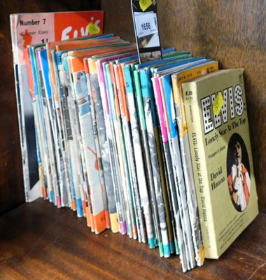 Lot 1656 - A large quantity of Elvis monthly fanzine...