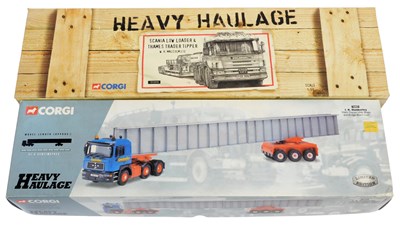 Lot 264 - Corgi Heavy Haulage boxed diecast, including...