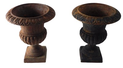 Lot 298 - A pair of small Victorian style cast iron...