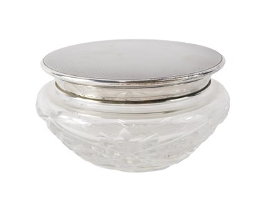 Lot 327 - An Elizabeth II cut glass dressing table...