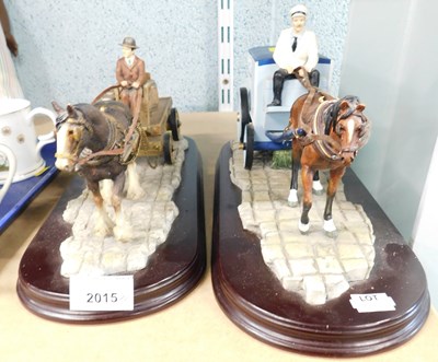 Lot 2015 - Two Leonardo Collection figure groups, each...