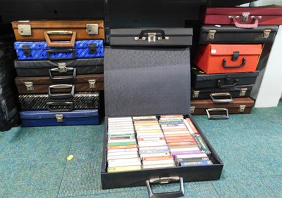 Lot 2031 - Various cases containing tapes, to include...