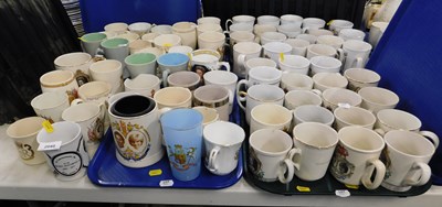 Lot 2048 - Commemorative mugs, to include Queen Elizabeth...