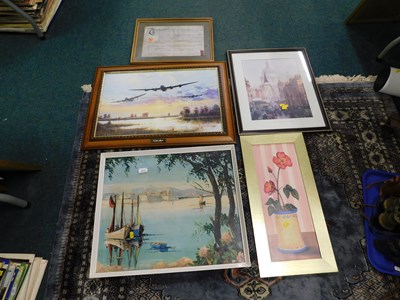 Lot 2072 - Various pictures, prints, etc., after John...