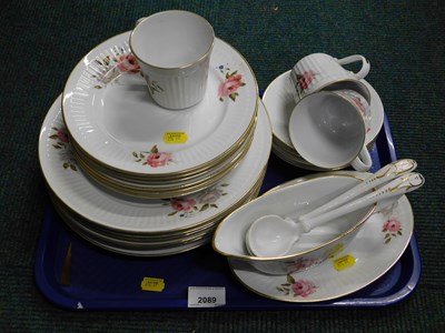 Lot 2089 - A Royal Worcester part tea and dinner service,...