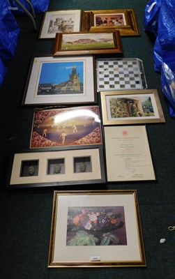 Lot 2097 - Various pictures and prints, etc., to include...