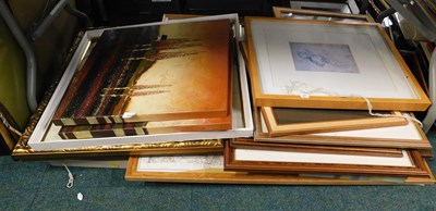 Lot 2098 - Various pictures and prints, etc., to include...