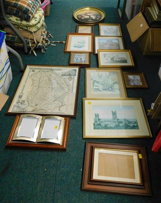 Lot 2106 - Various pictures and prints, etc., to include...