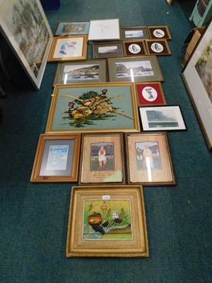 Lot 2125 - Various pictures, prints, to include...