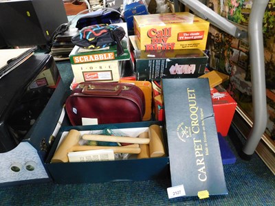 Lot 2127 - Various board games, to include Scrabble,...