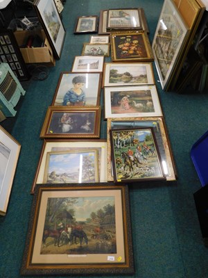 Lot 2129 - Various pictures, prints, etc., to include...
