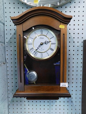 Lot 2133 - An Acctim wall clock, with Westminster chime,...