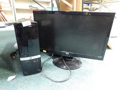 Lot 2182 - A HP Pro computer tower, together with a...