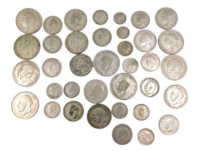 Lot 413 - A quantity of silver, part silver and nickel...