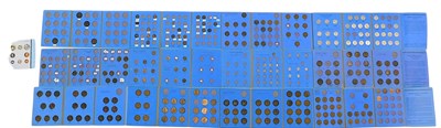 Lot 414 - Various part British coin sets, in blue...