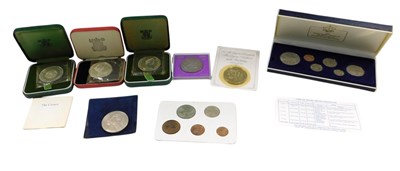 Lot 744 - A quantity of silver and cupronickel coins, to...