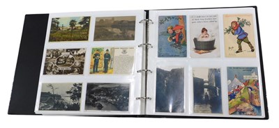 Lot 427 - A quantity of amusing, colour and real photo,...
