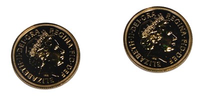 Lot 47 - Two Queen Elizabeth II gold Sovereigns, in a...