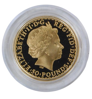 Lot 57 - A 2007 Queen Elizabeth II gold £50 coin, being...