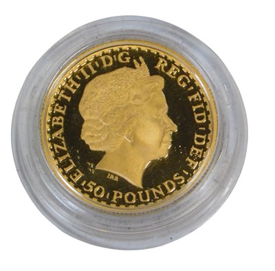 Lot 58 - A 2008 Queen Elizabeth II gold £50 coin, being...