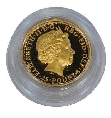 Lot 61 - A 2007 Queen Elizabeth II gold £25 coin, being...
