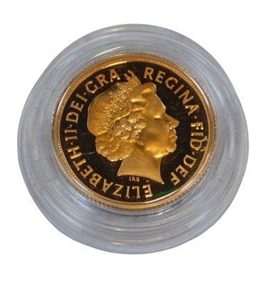 Lot 63 - A 2009 Queen Elizabeth II gold Sovereign, 8g.