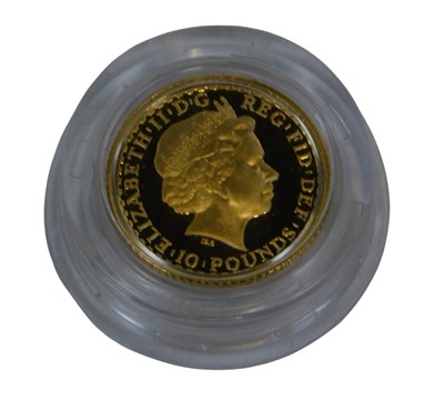 Lot 64 - A 2007 Queen Elizabeth II gold £10 coin, being...