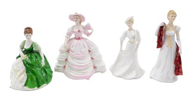 Lot 465 - Three Coalport porcelain figurines, Southern...