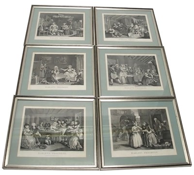 Lot 788 - After William Hogarth. Harlots Progress,...