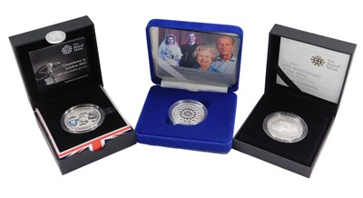 Lot 83 - Three silver commemorative coins, The...