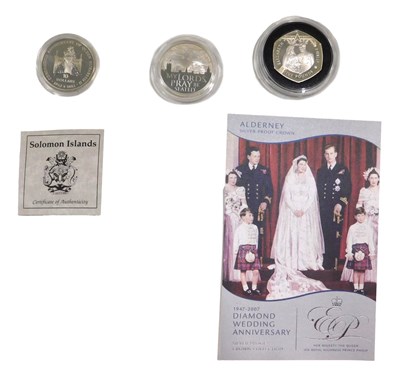 Lot 84 - Soloman Islands silver proof ten dollar...