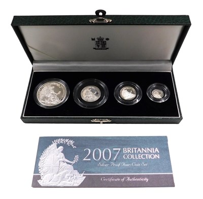 Lot 86 - A United Kingdom Britannia silver proof 2007...