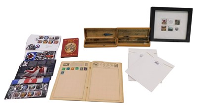 Lot 828 - The Who first day covers, a stamp book, a copy...