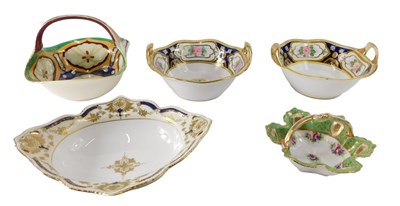 Lot 851 - A pair of Noritake two handled bowls,...
