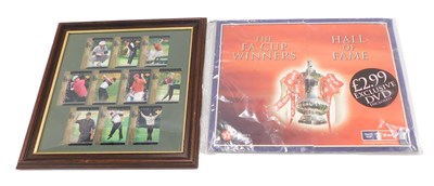 Lot 930 - A framed set of Webb pass tiger's...