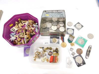 Lot 2213 - A quantity of Wade Whimsies, various coins, to...