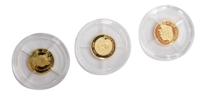 Lot 71 - Three History of The Monarchy coins, marked...