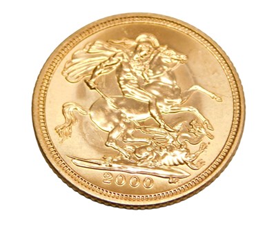 Lot 69 - An Elizabeth II gold millennium half sovereign...