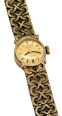 Lot 603 - A Rotary ladies 9ct cased wristwatch, circular...