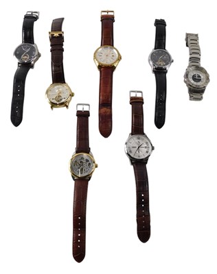 Lot 632 - Assorted gentleman's wristwatches and...