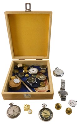 Lot 541 - Assorted pocket and wristwatches, including an...