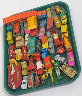 Lot 335 - Matchbox Dinky and Corgi playworn...