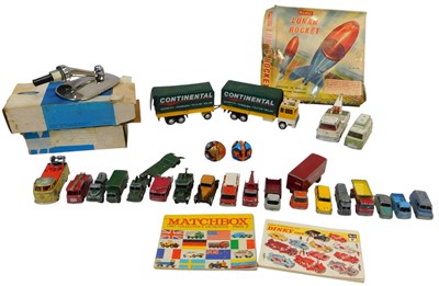 Lot 349 - Matchbox and Dinky diecast, play worn,...