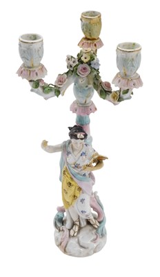 Lot 681 - A late 19th/early 20thC German porcelain three...
