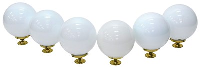 Lot 992 - A set of six Christopher Wray white opaque...